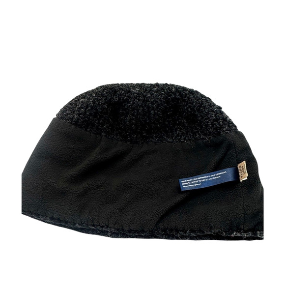 Sherpa Adventure Gear Wool Beanie Hat Gray Striped Handmade Nepal Fleece Lined - Picture 6 of 8